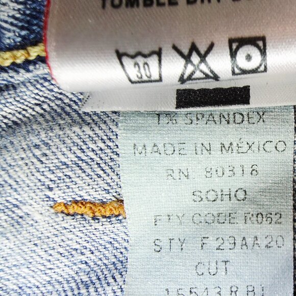 Lucky Brand Dungarees 30X32 Women Size 10/30 Mid Rise Flare Regular Length Jeans - Picture 7 of 13